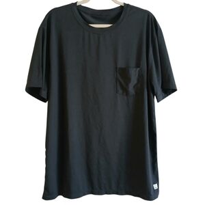 VUORI Tradewind Pocket Performance Tee Men's XL Dark Gray Lightweight Stretch